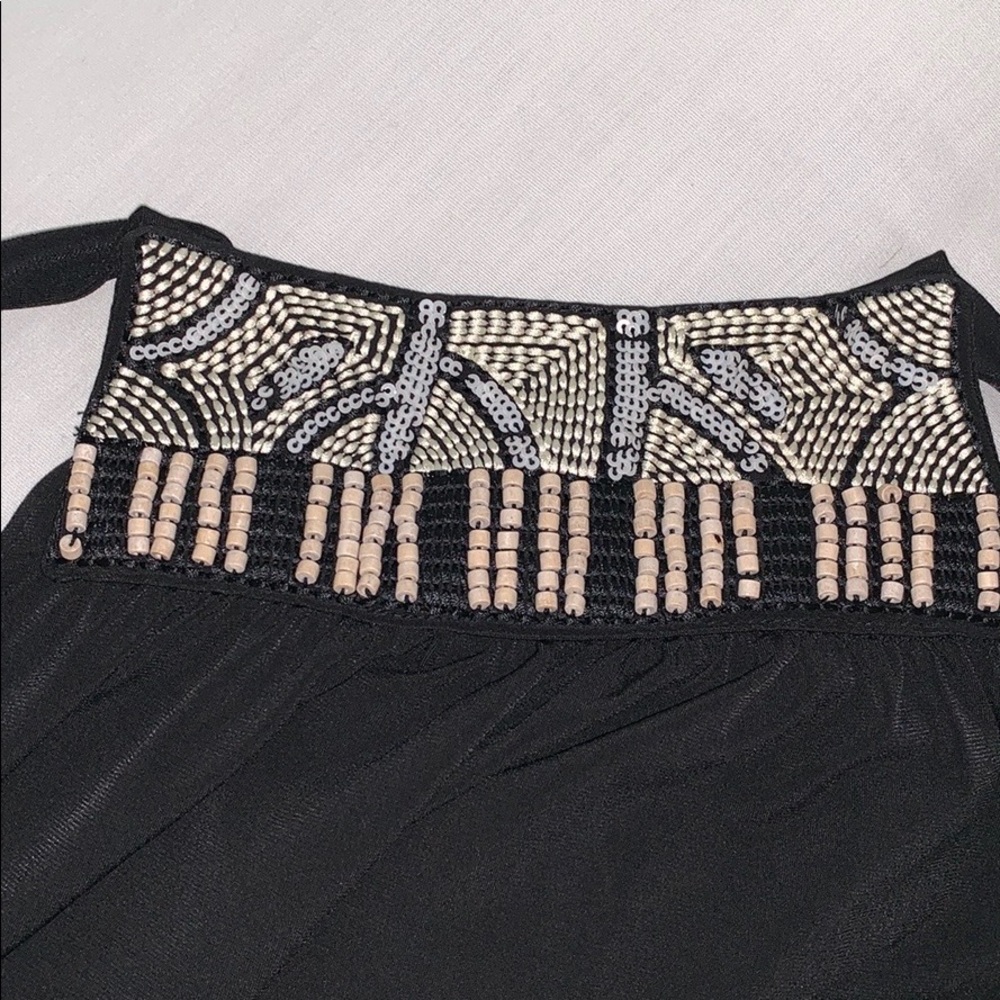 Black halter top size medium.